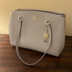NWT Coach Stanton Carryall Purse Bag Handbag - Fog New with Tags